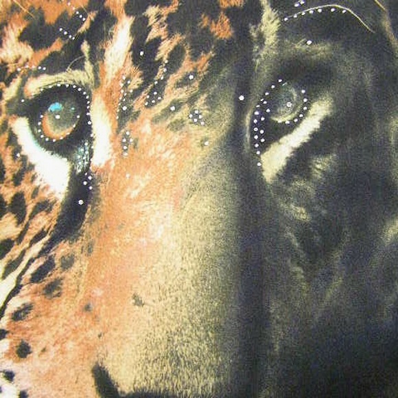 New Large, xlarge, 1x black shirt animal print - Picture 3 of 3